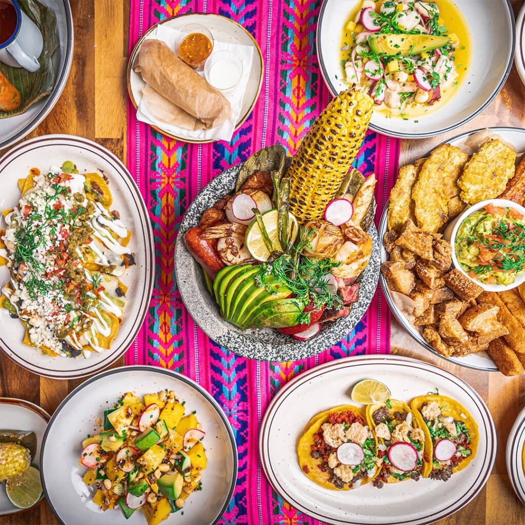 Modern Mexican dishes at Cantina Rooftop